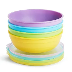 Munchkin Love-a-Bowls Toddler & Baby Bowls (4 bowls & lids, 2 spoons)