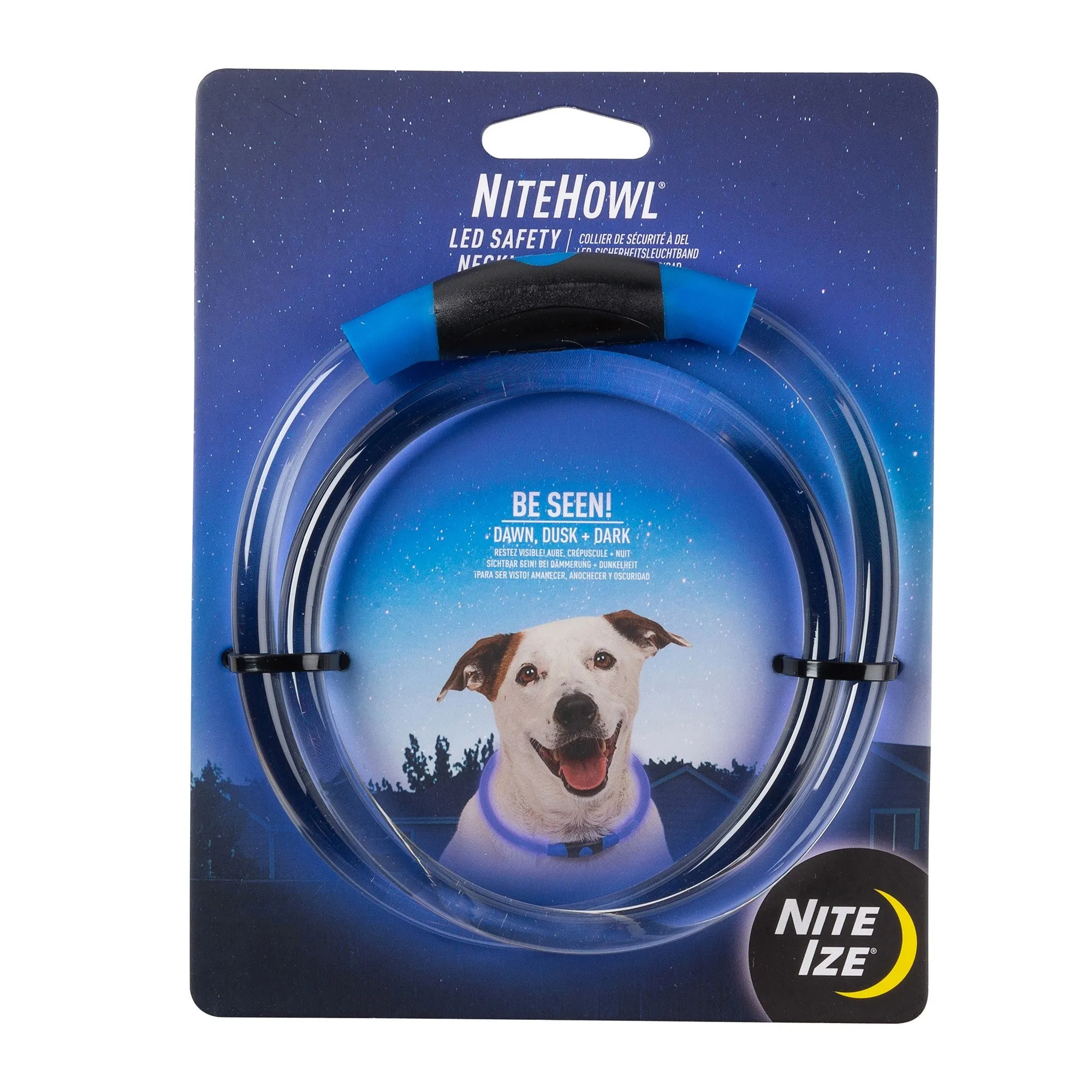 Nite Ize NiteHowl LED Dog Collar Safety Necklace Safety Necklace - Blue - 15-11192