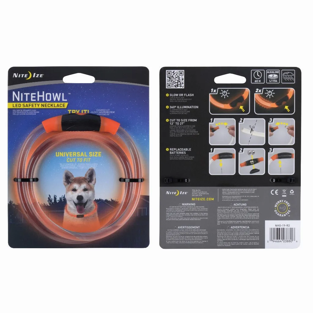 Nite Ize® NiteHowl® LED Safety Necklace Orange