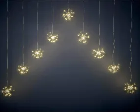 Noma Warm White Firework LED Curtain Lights