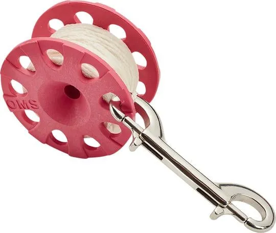 OMS 75' Spool Pink (~23 m of line) w/ SS Double-Ender Pink