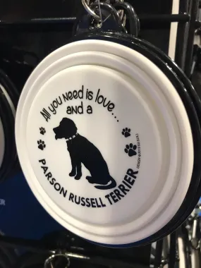 Parsons Russell Terrier Collapsible Travel Bowl (small)