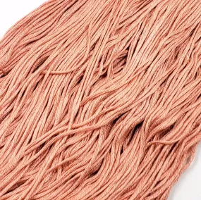 Peach Fuzz - 8 yard skein - StitchySilk French Spun Silk - Limited Edition