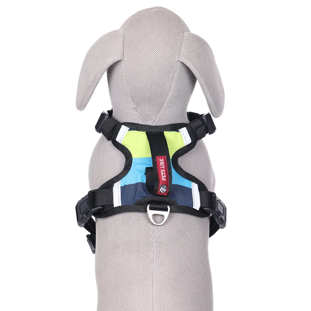 Pets Like Padded Double Side Harness for Dogs (Aqua Green)