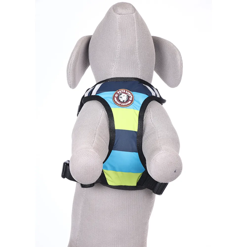 Pets Like Padded Double Side Harness for Dogs (Aqua Green)