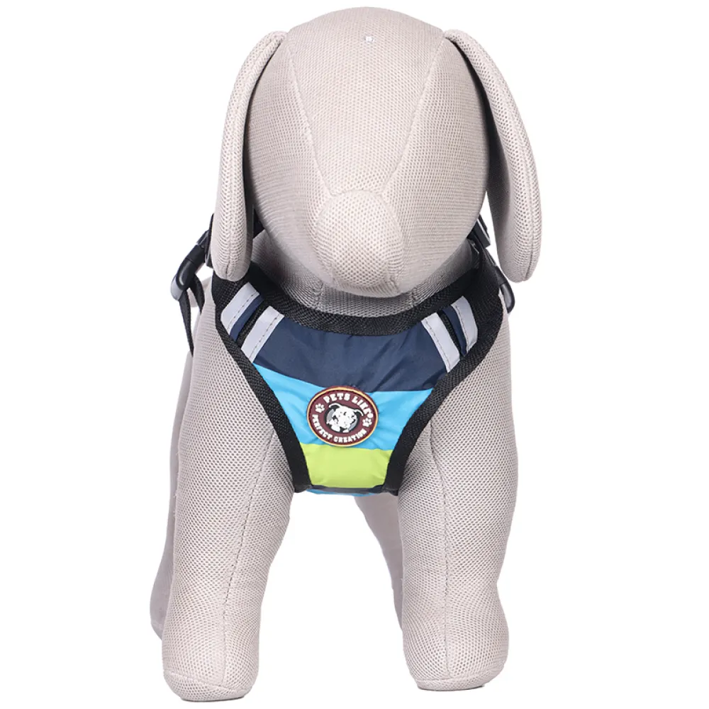 Pets Like Padded Double Side Harness for Dogs (Aqua Green)