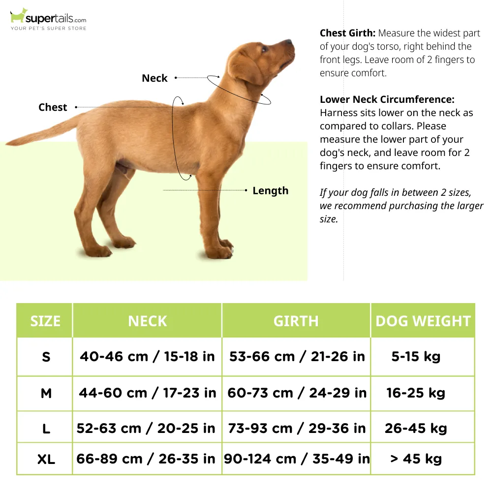 Pets Like Padded Double Side Harness for Dogs (Brown Flange)