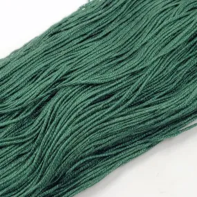 Pine - 8 yard skein - StitchySilk French Spun Silk - Limited Edition