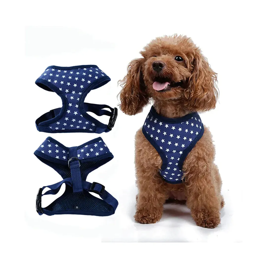 Polka Dot Pet Harness and Leash Set with Chic Style