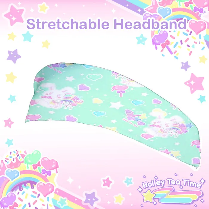 Rainbow Sweets Mint 2nd gen Stretchable Headband [Made To Order]