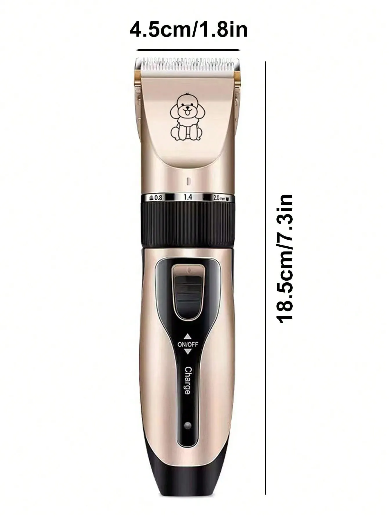 Rechargeable Pet Shaver Clippers Electric Quiet Grooming Hair Clippers Set for Dogs Cats Pets