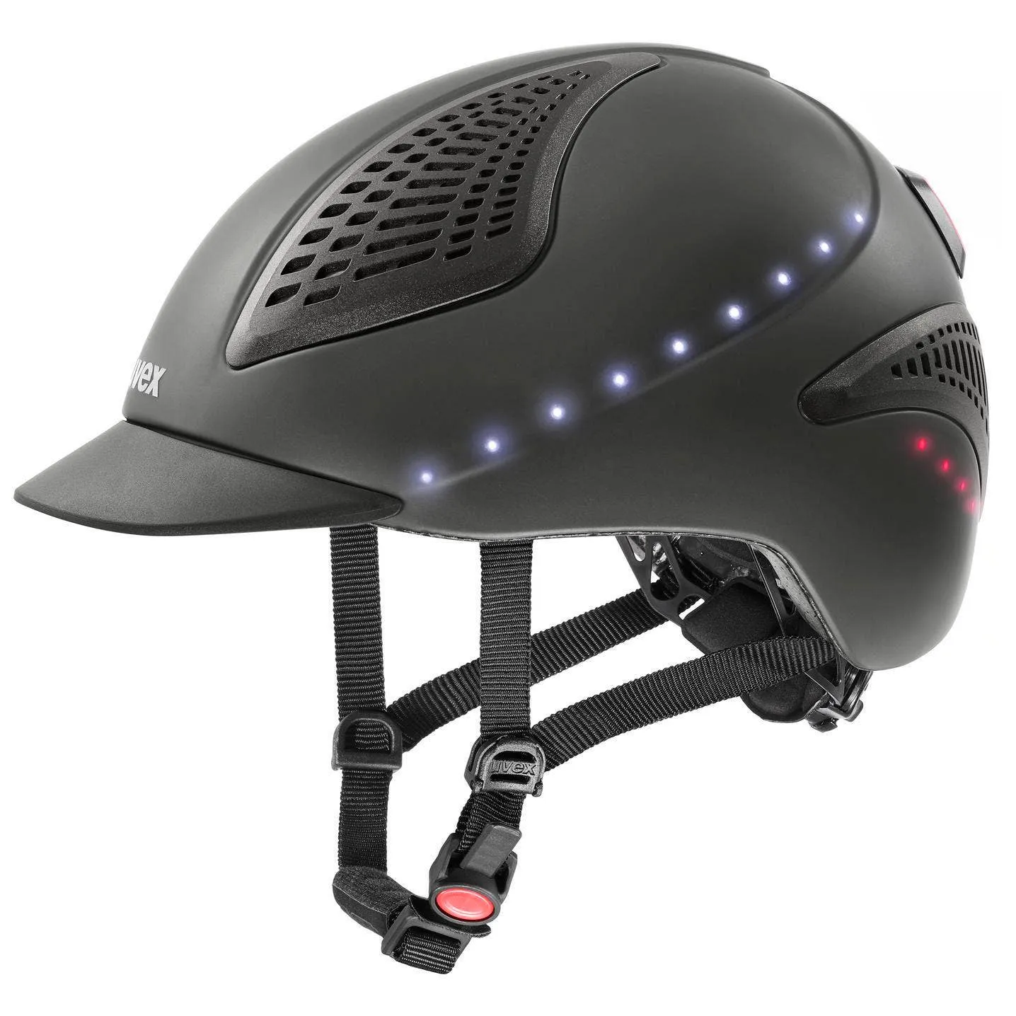 Reithelm "Exxential II LED" in anthrazit von uvex
