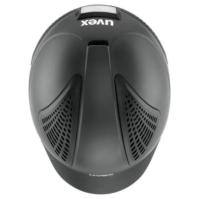Reithelm "Exxential II LED" in anthrazit von uvex
