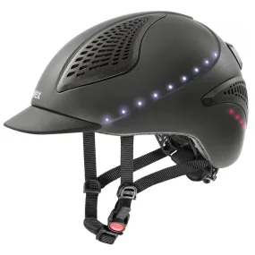 Reithelm "Exxential II LED" in anthrazit von uvex
