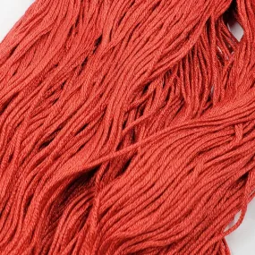 Scarlet - 8 yard skein - StitchySilk French Spun Silk - Limited Edition