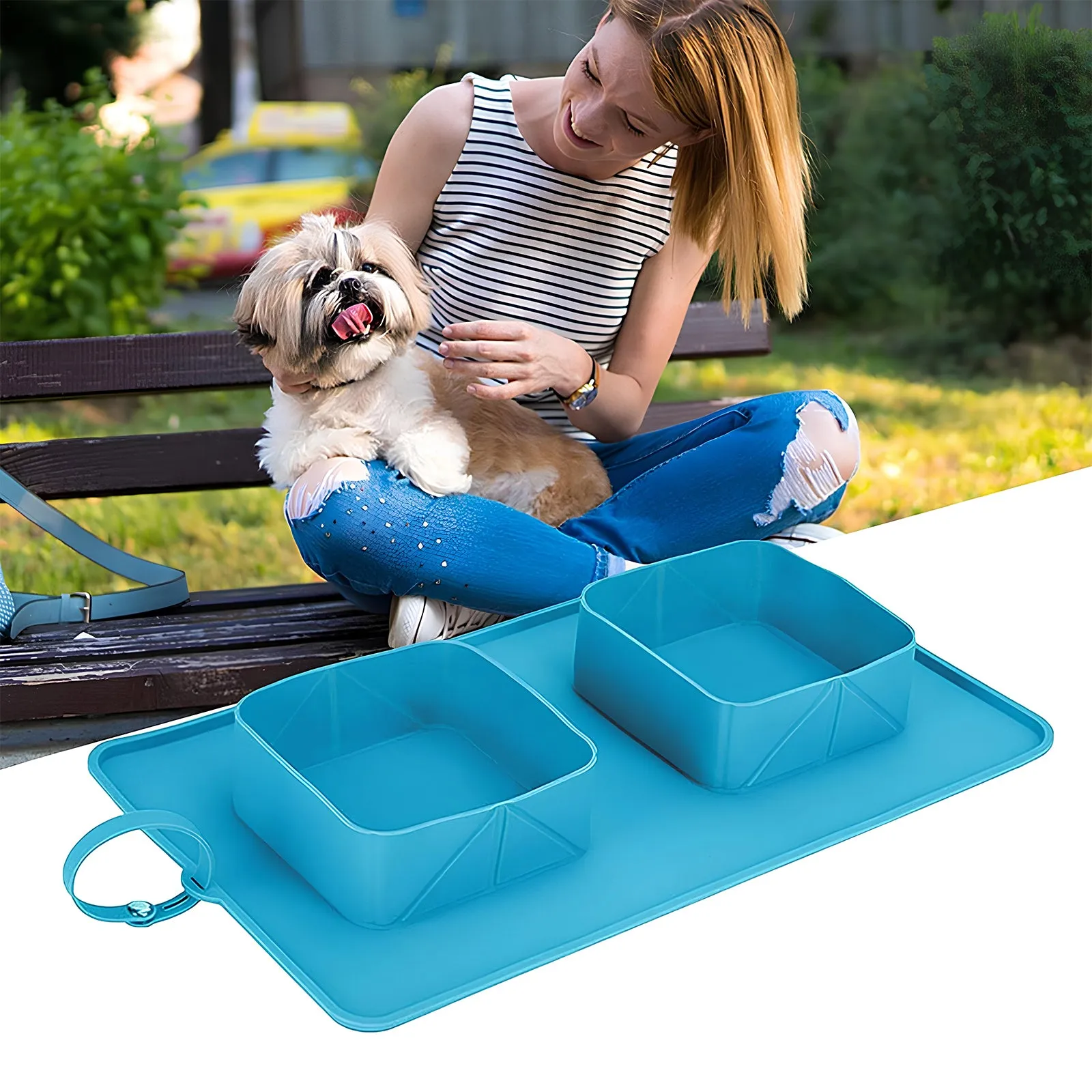 Silicone Collapsible Pet Bowl