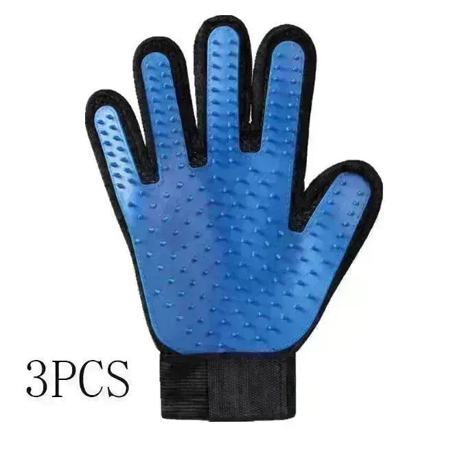 Silicone Pet Hair Removal Glove Comb Pet Grooming Gloves Brush