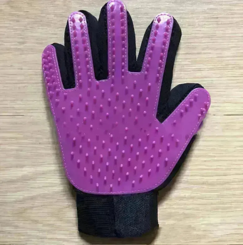 Silicone Pet Hair Removal Glove Comb Pet Grooming Gloves Brush