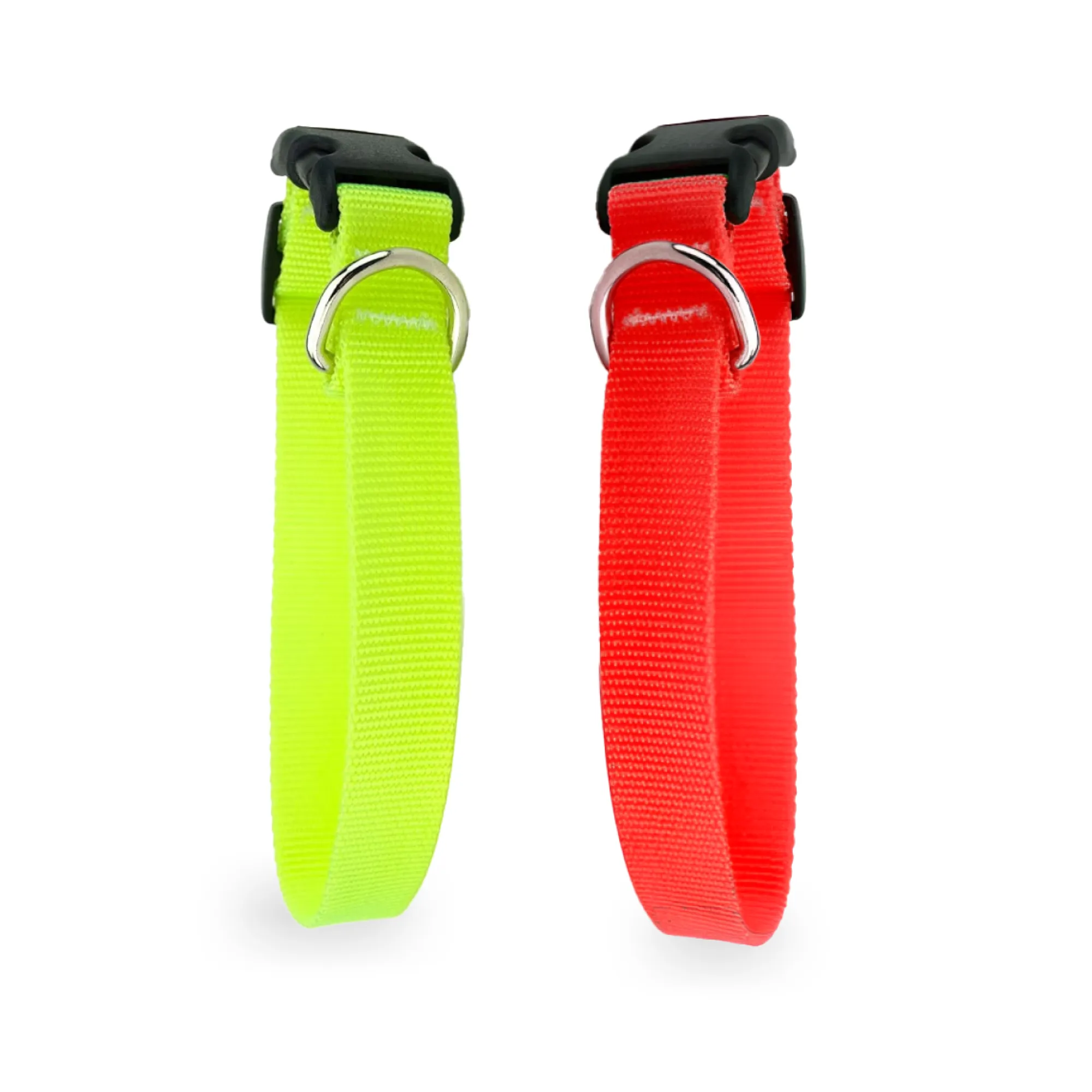 Skatrs Adjustable Collar with Bell for Cats & Kittens Lime Green and Red Combo