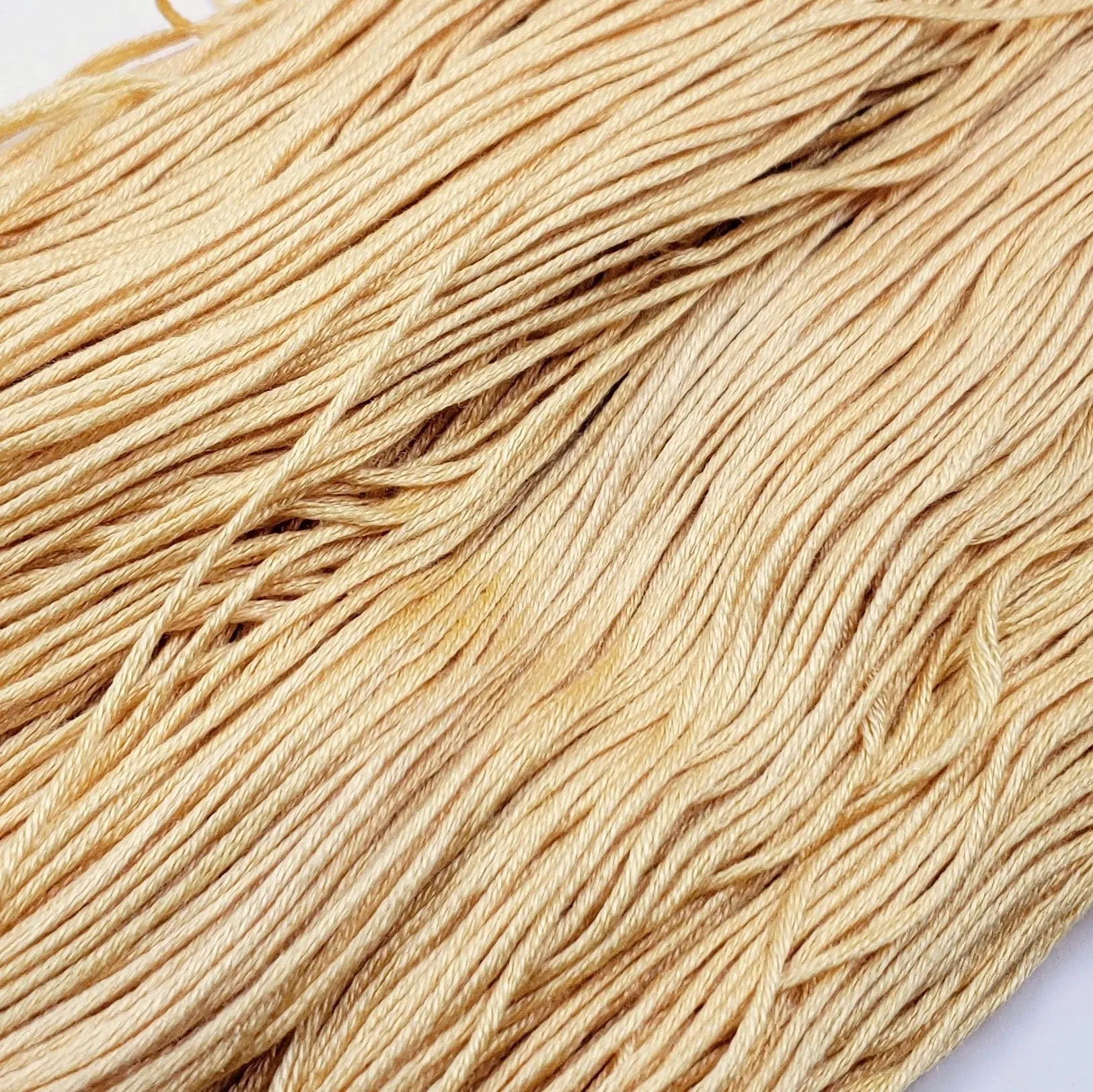 Sunstone - 8 yard skein - StitchySilk French Spun Silk - Limited Edition