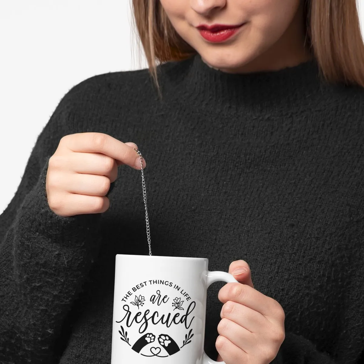 The Best Things are Rescued Dog Mug