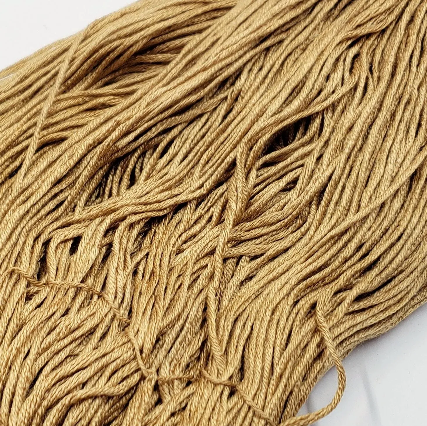 Toasted - 8 yard skein - StitchySilk French Spun Silk - Limited Edition