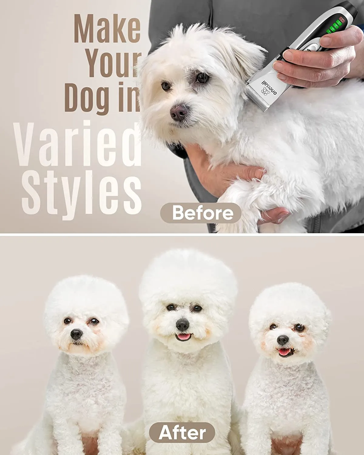 Trimmer Shaver for Small and Large Dogs