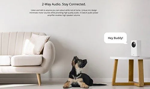 Wyze Cam Pan 1080p Pan/Tilt/Zoom Wi-Fi Indoor Smart Home Camera with Night Vision and 2-Way Audio, Works with Alexa